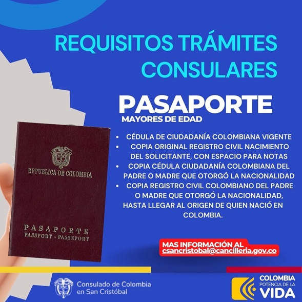 Pasaporte San Cristobal