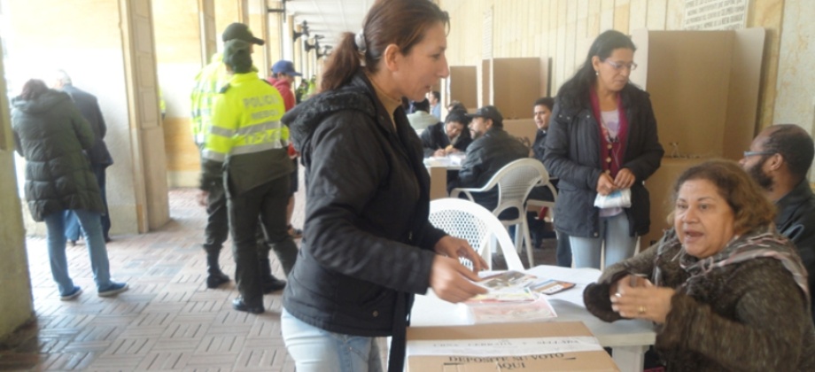 Colombianos en San Cristóbal podrán ejercer su derecho al voto en el puesto ubicado García de Hevia