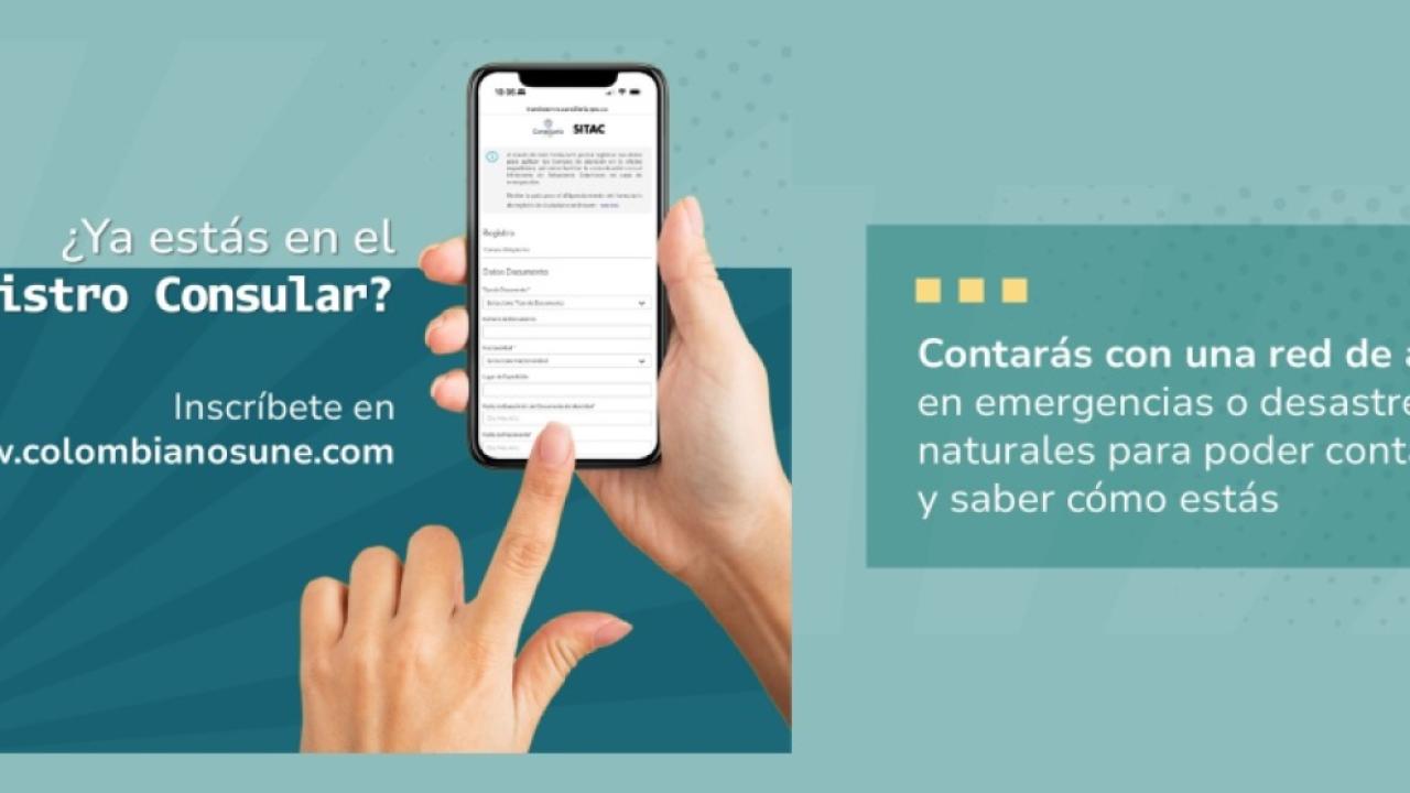 El Consulado de Colombia en San Cristóbal Venezuela invita a realizar la inscripción en el registro consular