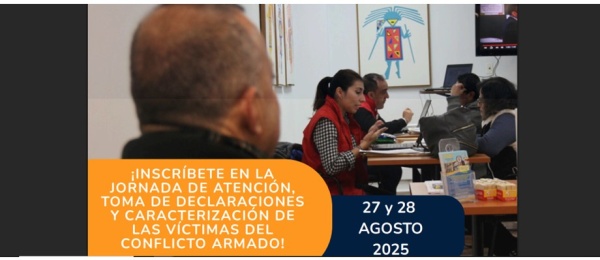 Consulado de Colombia en San Cristóbal Venezuela invita a la jornada de Atención a Víctimas del Conflicto Armado el 27 y 28 de agosto de 2025