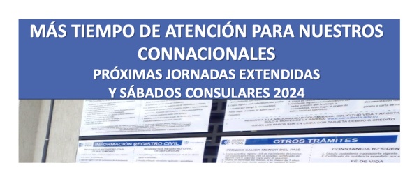 Más tiempo de atención para nuestros connacionales en el Consulado de Colombia en San Cristóbal 